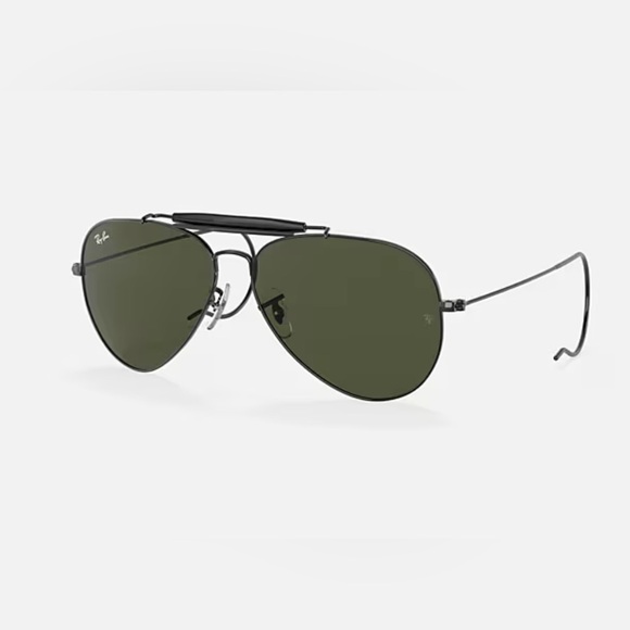 Ray-Ban Outdoorsman Black Metal Sunglasses RB3030